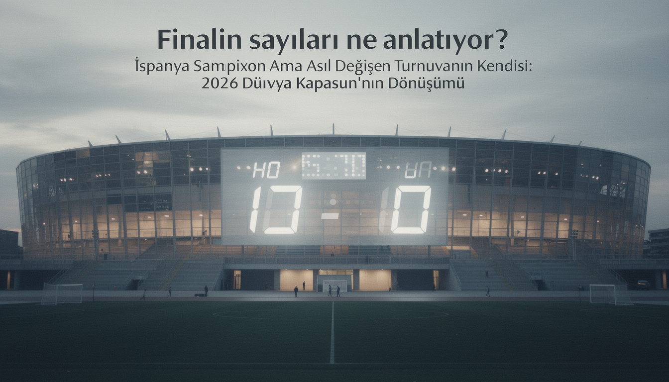 Finalin sayıları ne anlatıyor?