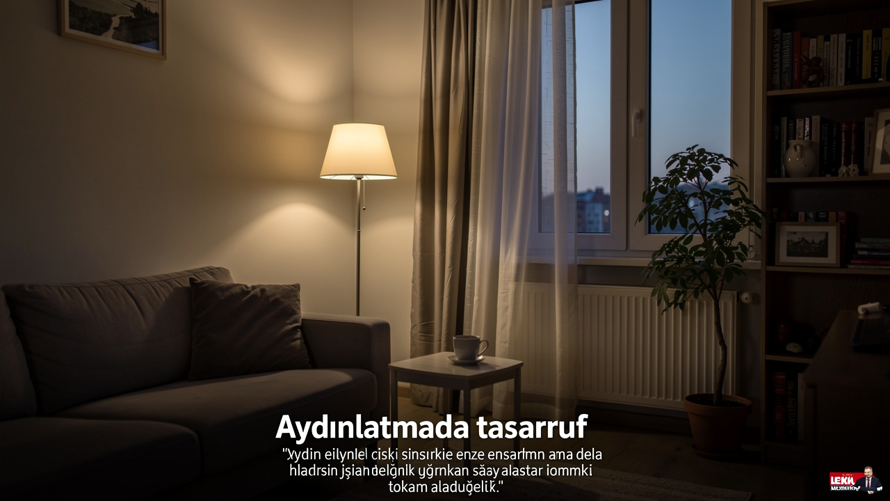 Aydınlatmada tasarruf