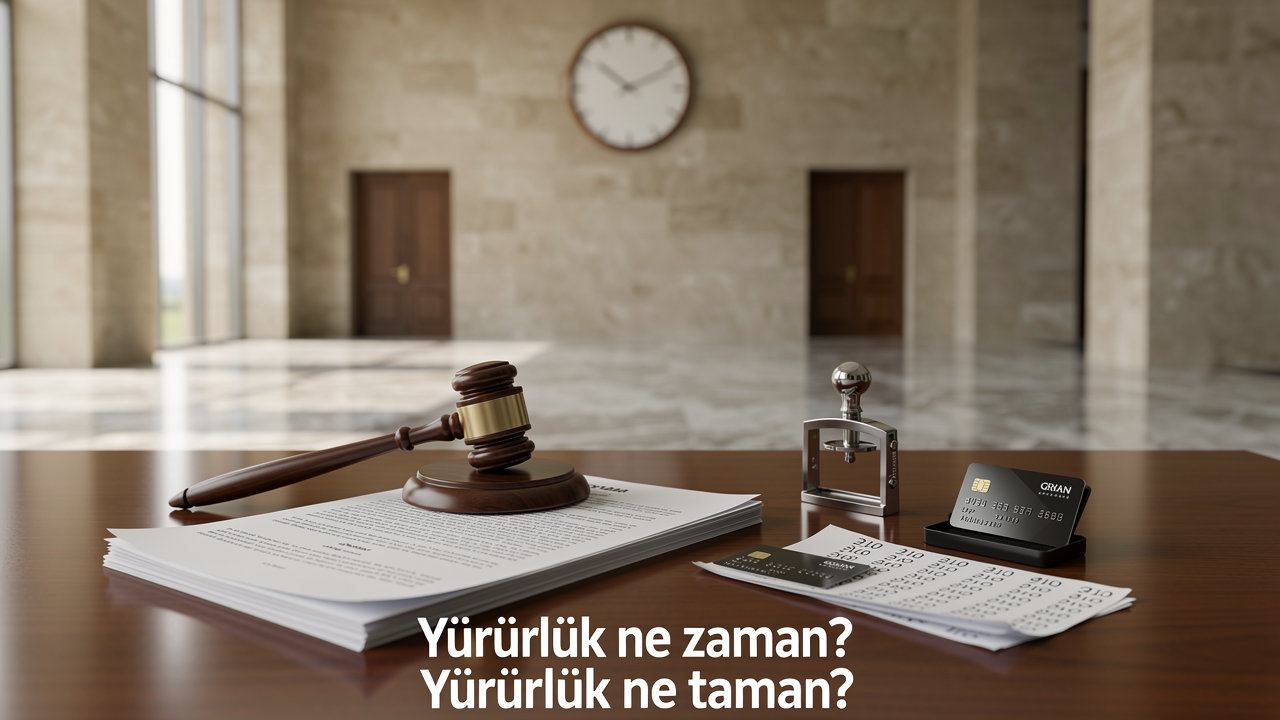 Yürürlük ne zaman?