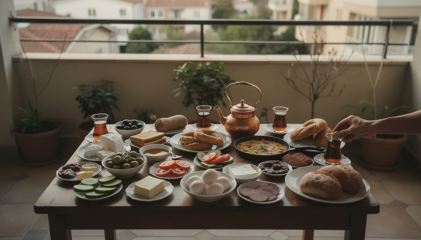 Türkiye: Bereketli serpme kahvaltı