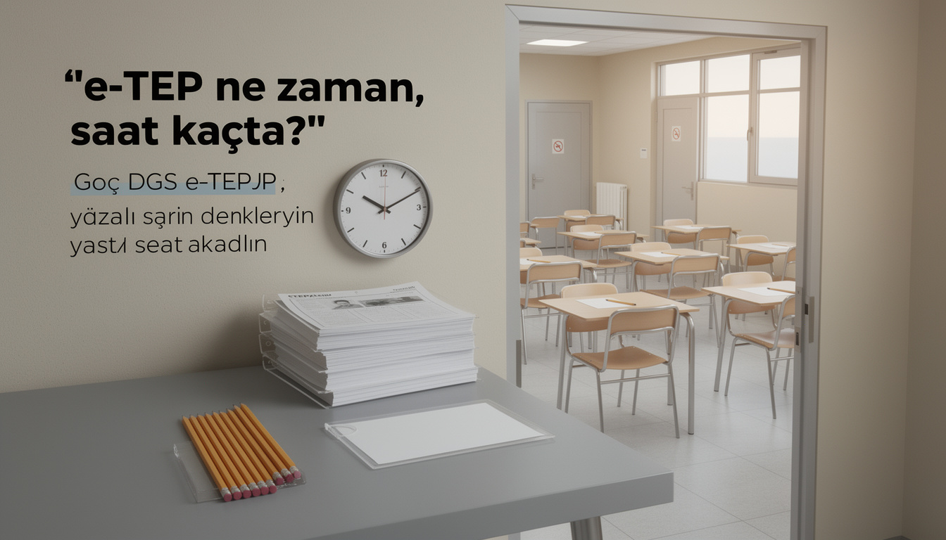 e-TEP ne zaman, saat kaçta?