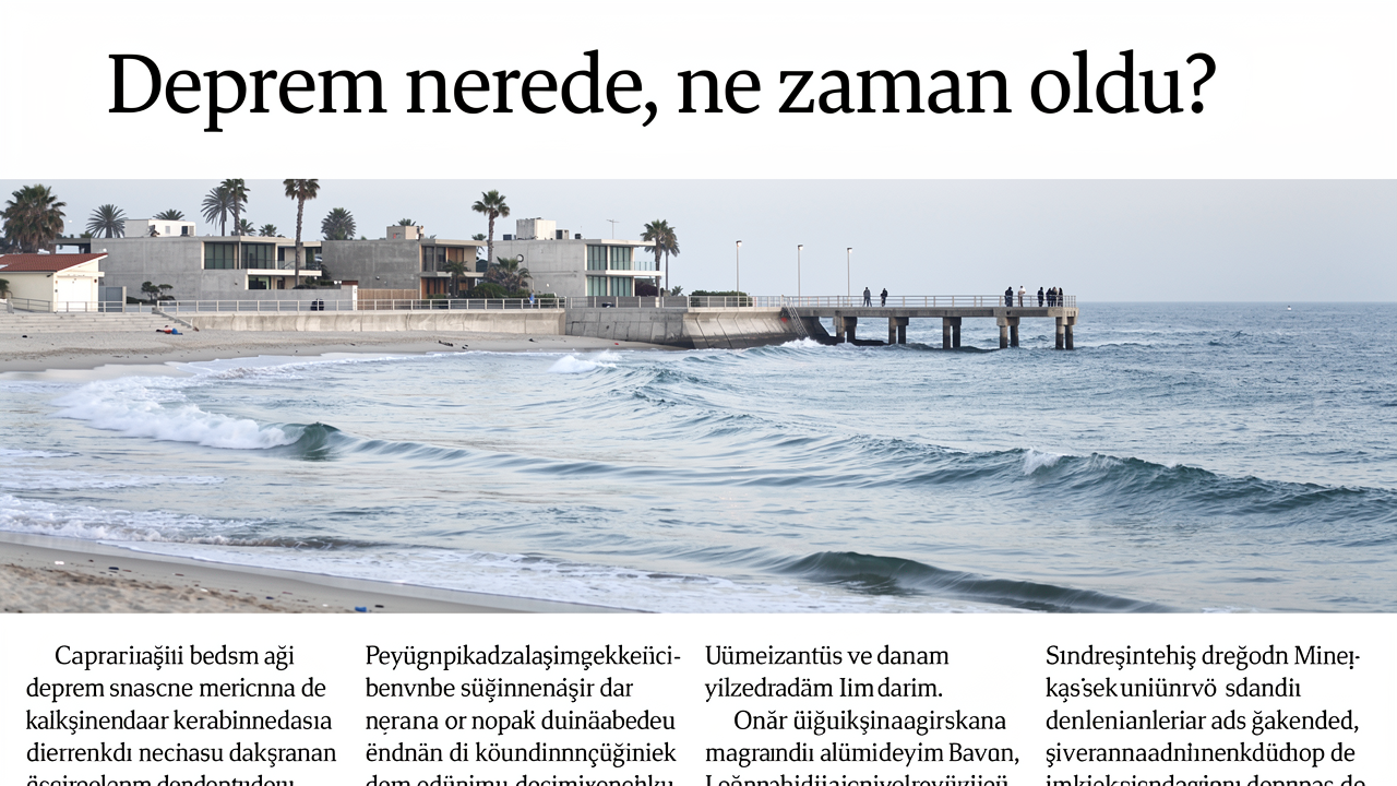 Deprem nerede, ne zaman oldu?