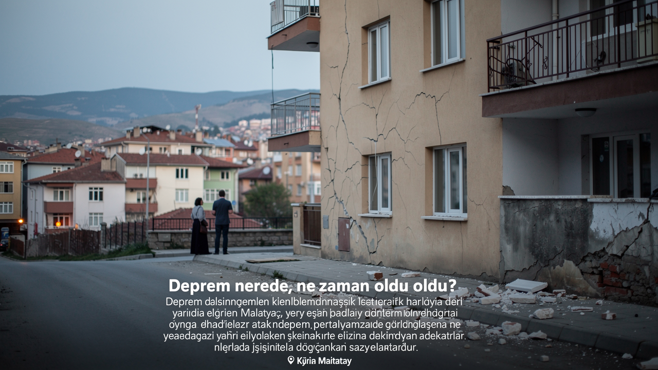 Deprem nerede, ne zaman oldu?